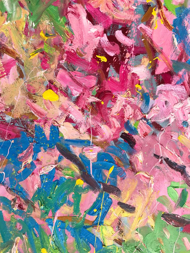 Original Expressionism Abstract Painting by Lilia Orlova-Holmes