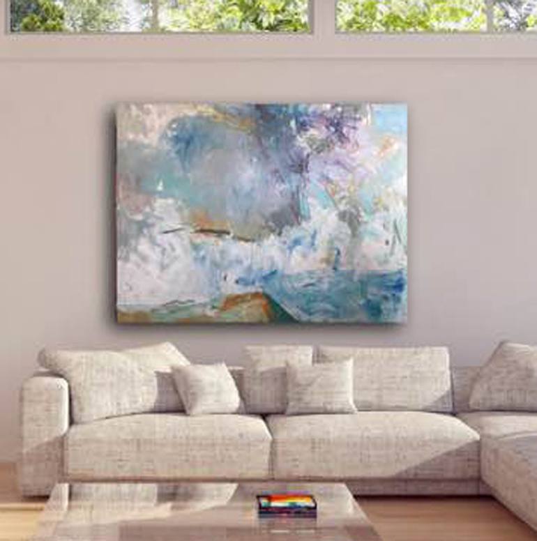 Original Modern Abstract Painting by Lilia Orlova-Holmes