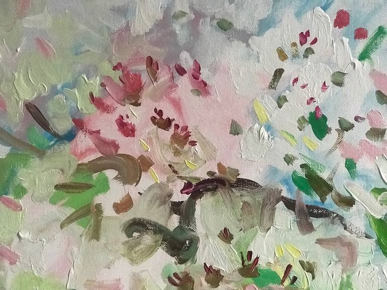 Original Impressionism Floral Painting by Lilia Orlova-Holmes