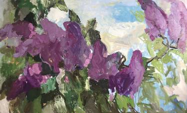 Original Impressionism Garden Paintings by Lilia Orlova-Holmes
