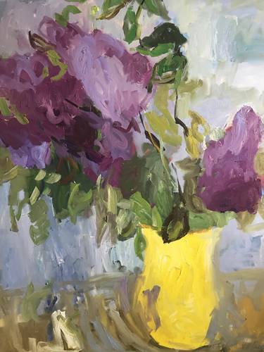 Print of Impressionism Floral Paintings by Lilia Orlova-Holmes