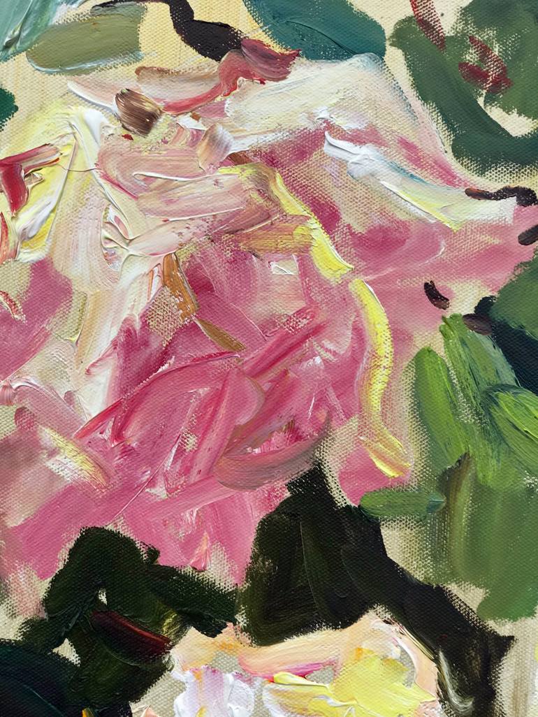 Original Impressionism Floral Painting by Lilia Orlova-Holmes