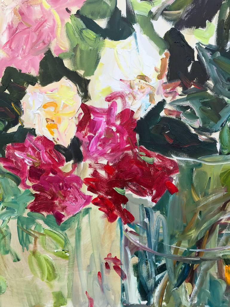 Original Floral Painting by Lilia Orlova-Holmes