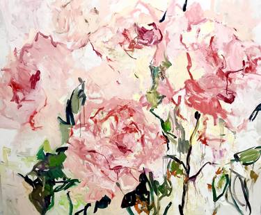 Print of Expressionism Floral Paintings by Lilia Orlova-Holmes