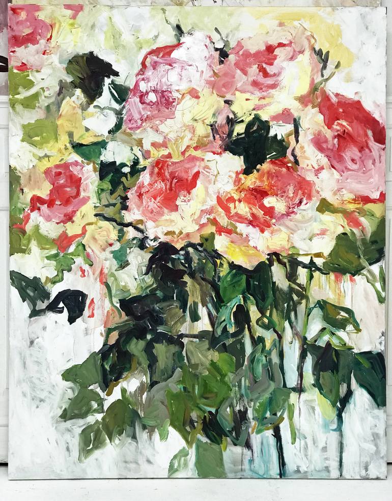 Original Floral Painting by Lilia Orlova-Holmes