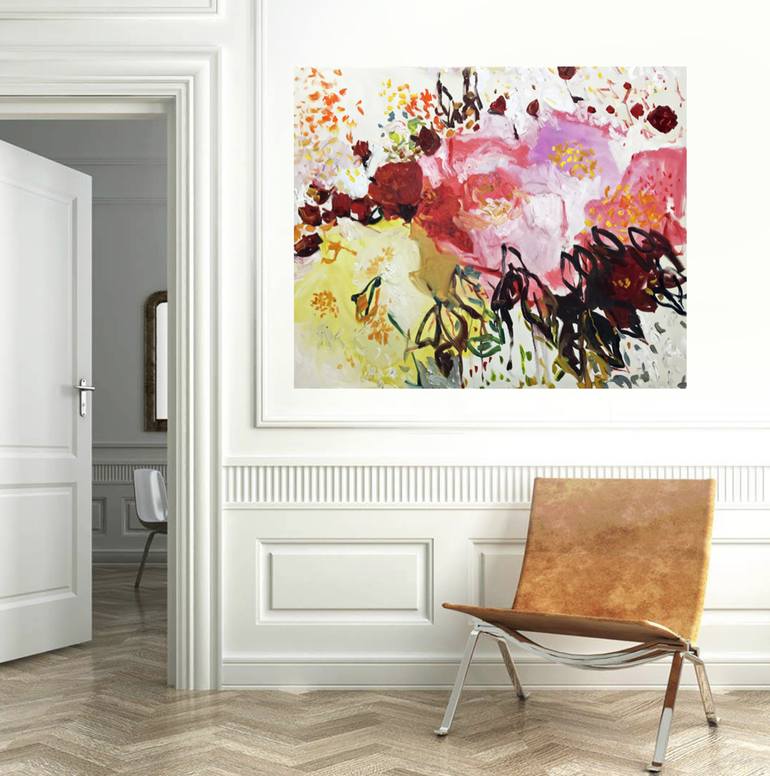 Original Floral Painting by Lilia Orlova-Holmes