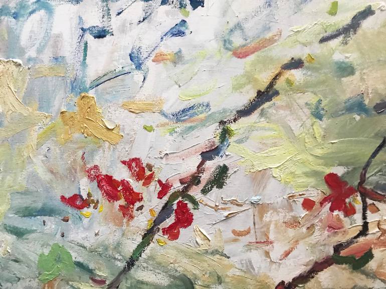 Original Abstract Landscape Painting by Lilia Orlova-Holmes