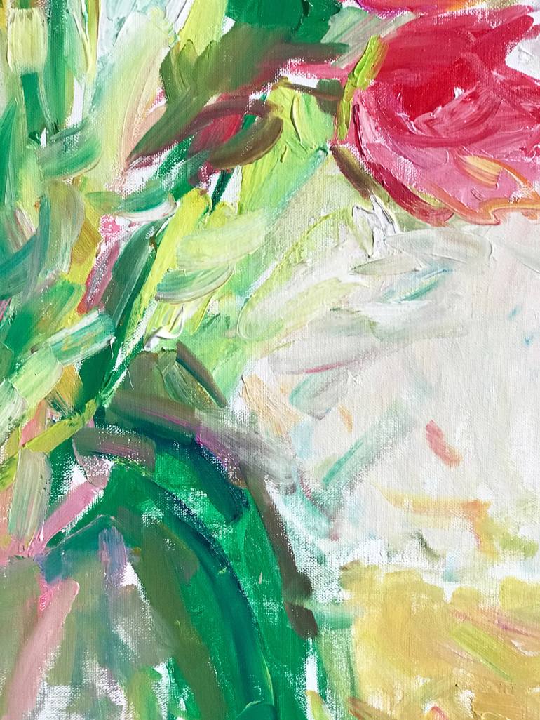 Original Impressionism Floral Painting by Lilia Orlova-Holmes