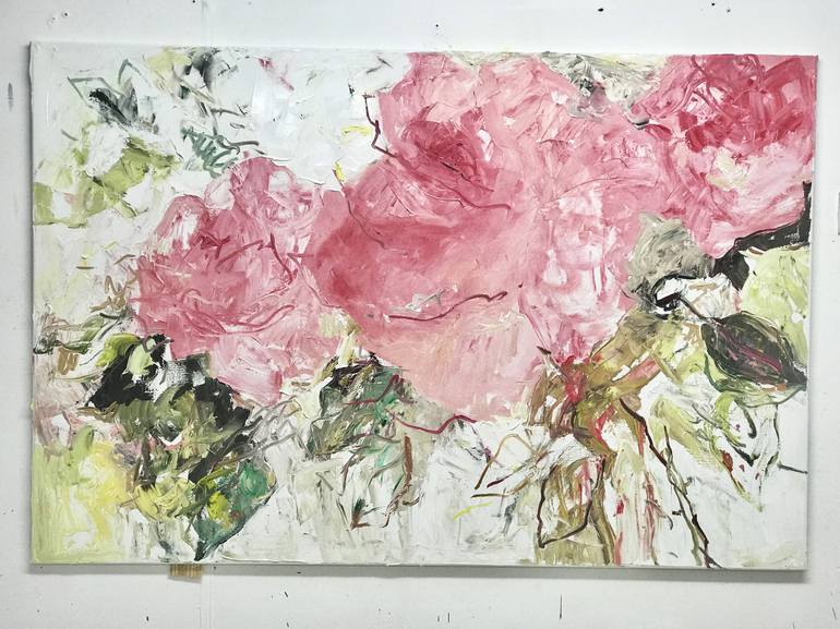 Original Floral Painting by Lilia Orlova-Holmes