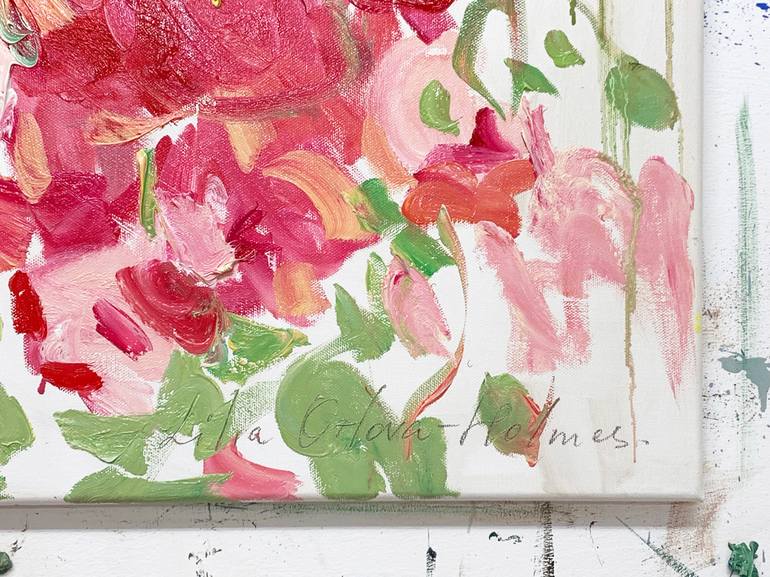 Original Floral Painting by Lilia Orlova-Holmes