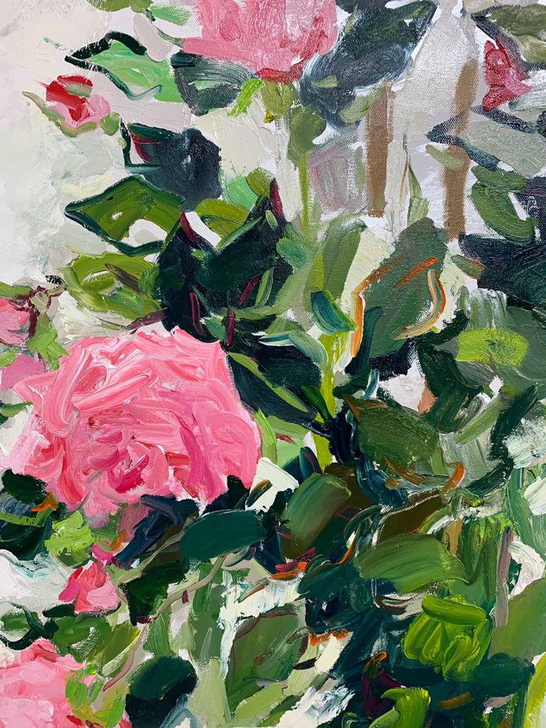 Original Impressionism Floral Painting by Lilia Orlova-Holmes