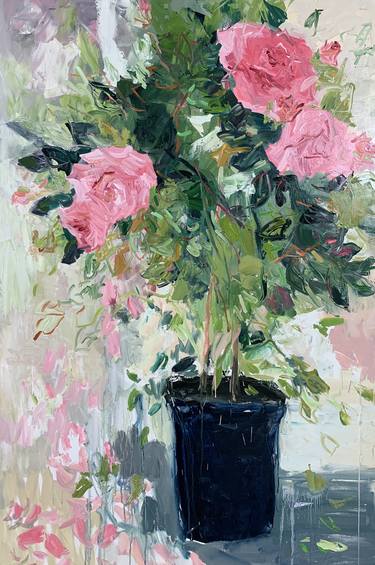 Print of Impressionism Floral Paintings by Lilia Orlova-Holmes