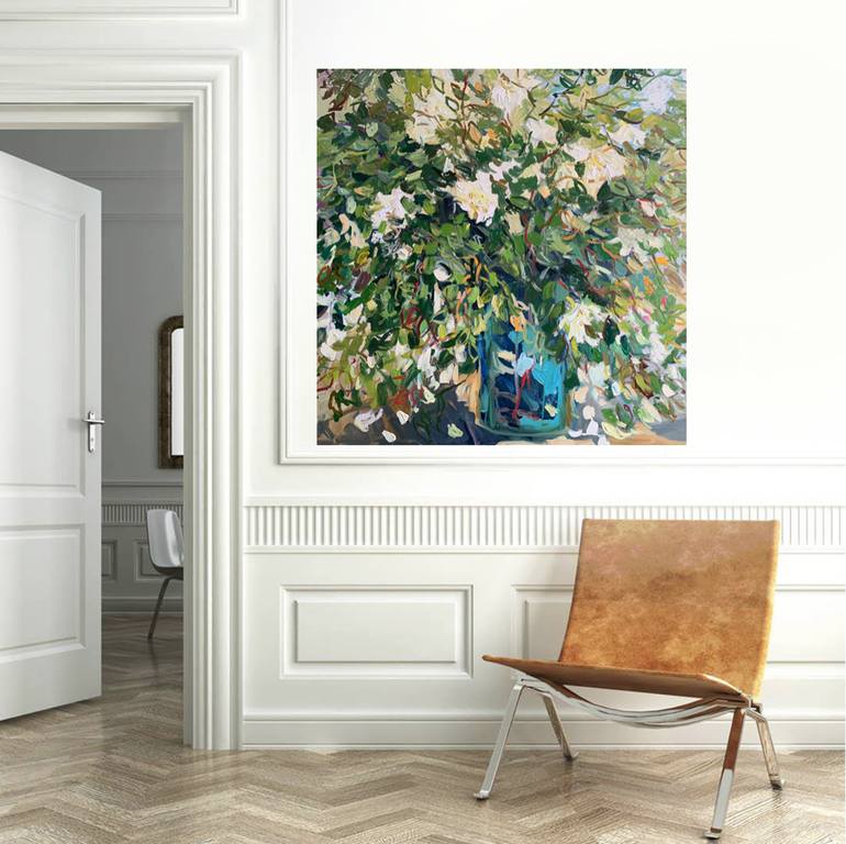 Original Floral Painting by Lilia Orlova-Holmes