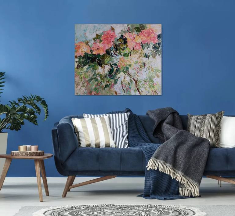 Original Floral Painting by Lilia Orlova-Holmes