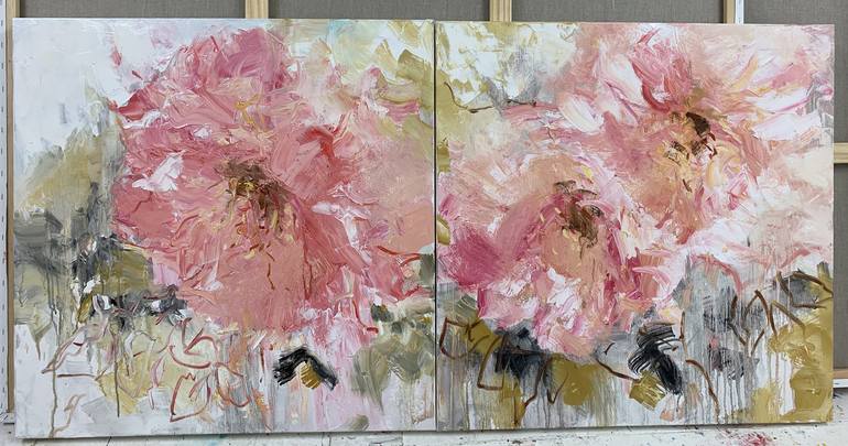 Original Floral Painting by Lilia Orlova-Holmes