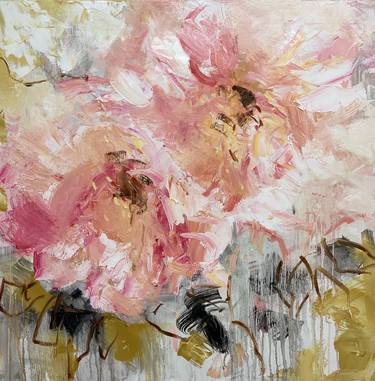 Print of Abstract Floral Paintings by Lilia Orlova-Holmes