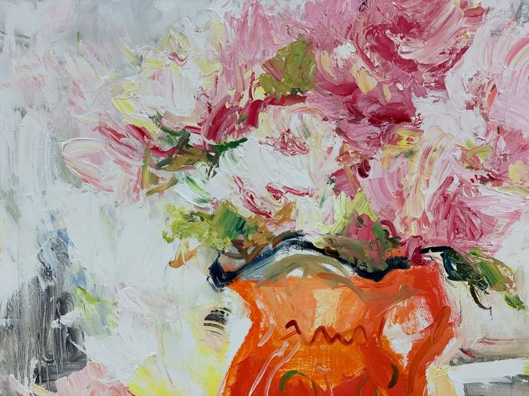 Original Impressionism Floral Painting by Lilia Orlova-Holmes