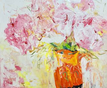 Print of Expressionism Floral Paintings by Lilia Orlova-Holmes