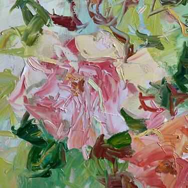 Print of Expressionism Floral Paintings by Lilia Orlova-Holmes