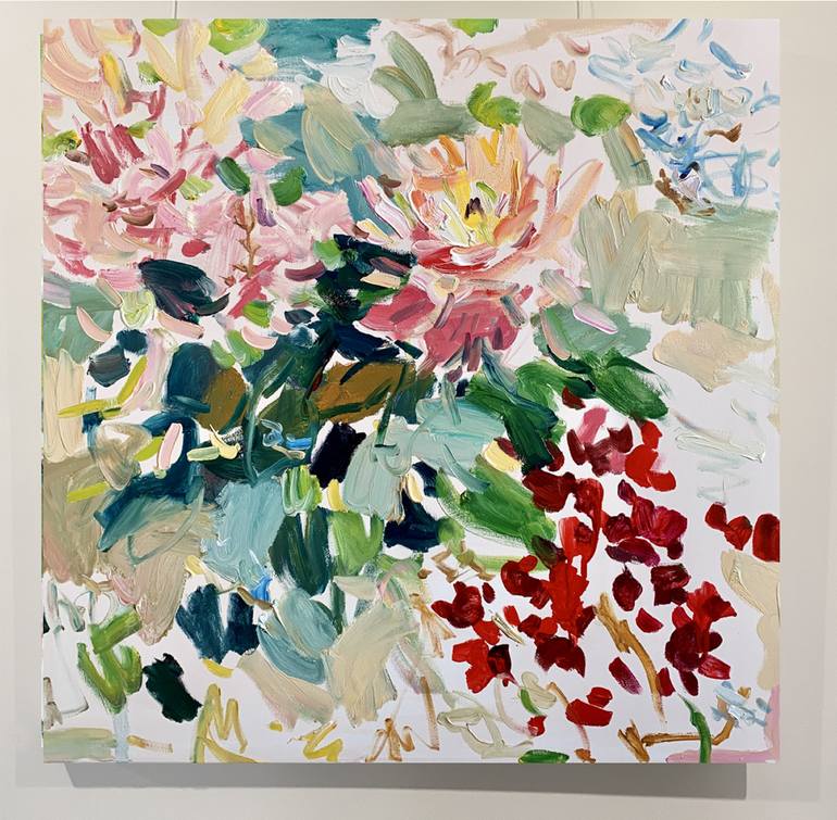 Original Impressionism Floral Painting by Lilia Orlova-Holmes