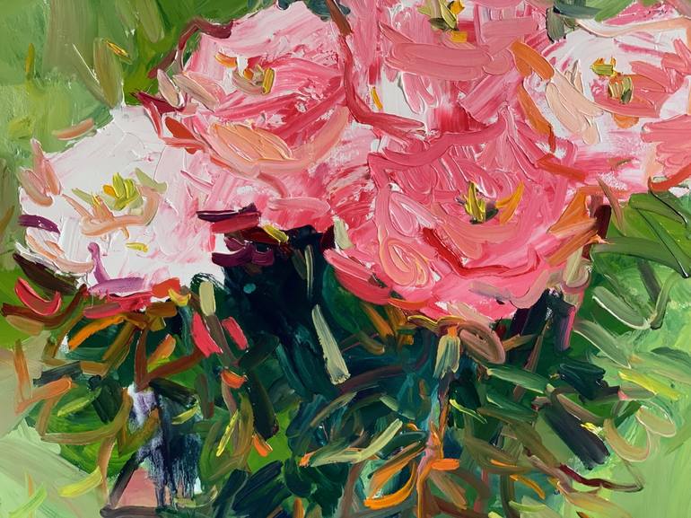 Original Floral Painting by Lilia Orlova-Holmes