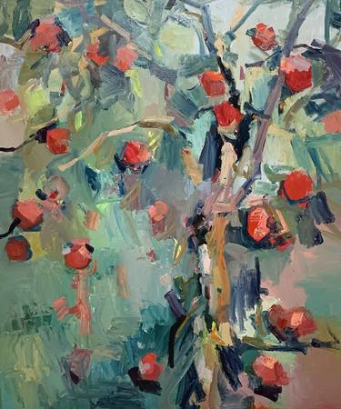 Print of Abstract Garden Paintings by Lilia Orlova-Holmes