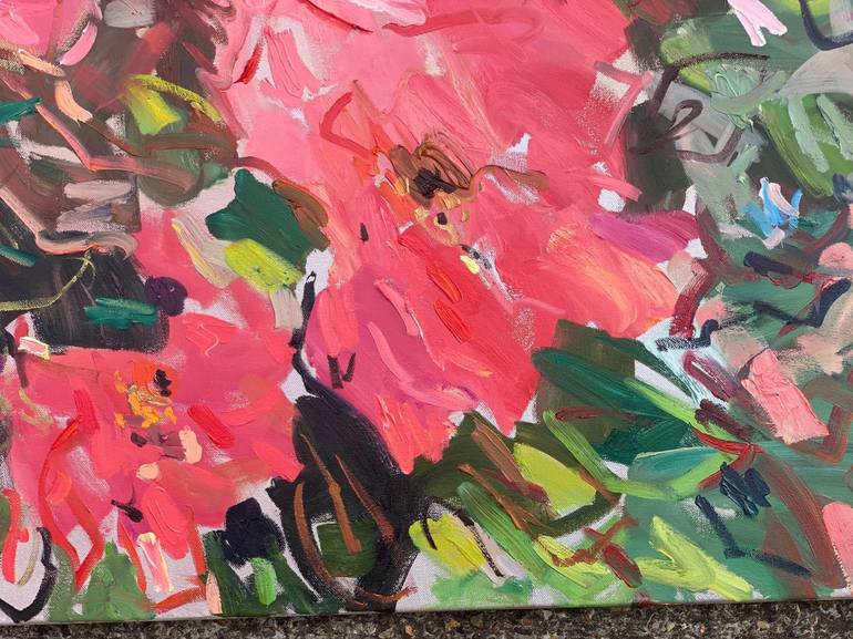 Original Impressionism Floral Painting by Lilia Orlova-Holmes