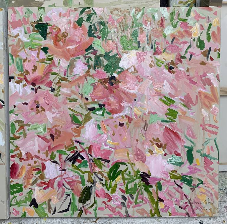 Original Floral Painting by Lilia Orlova-Holmes