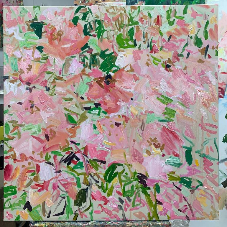 Original Floral Painting by Lilia Orlova-Holmes