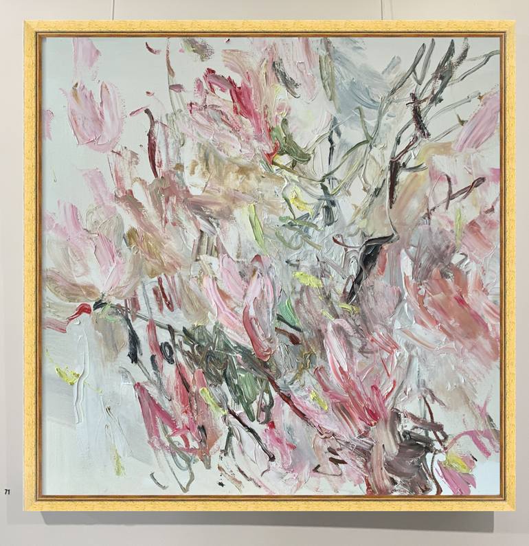 Original Impressionism Floral Painting by Lilia Orlova-Holmes