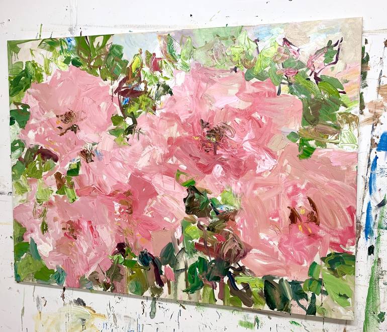 Original Floral Painting by Lilia Orlova-Holmes