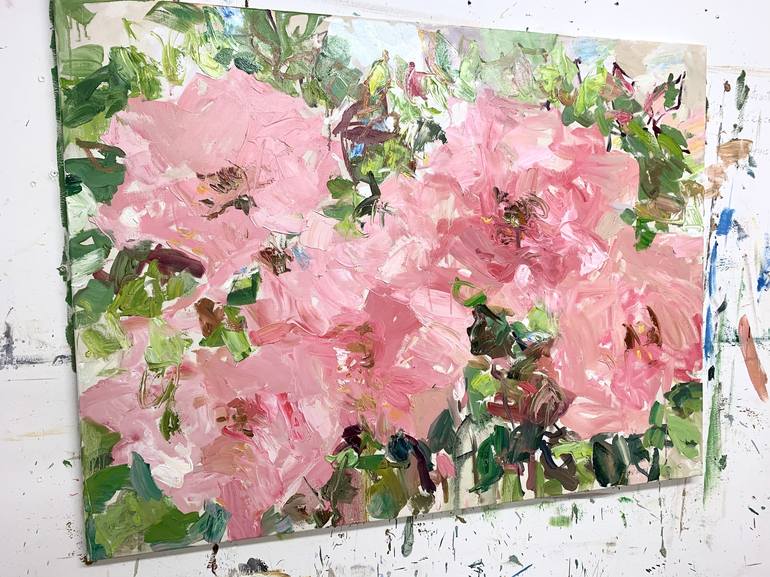 Original Floral Painting by Lilia Orlova-Holmes