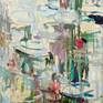 Large abstract and expressive painting.
Inspired by Impressionism, Monet and gardens in Giverny.
Oil and graphite on canvas.
Diptych 100x160cm.
2 canvases 100x80cm. each.