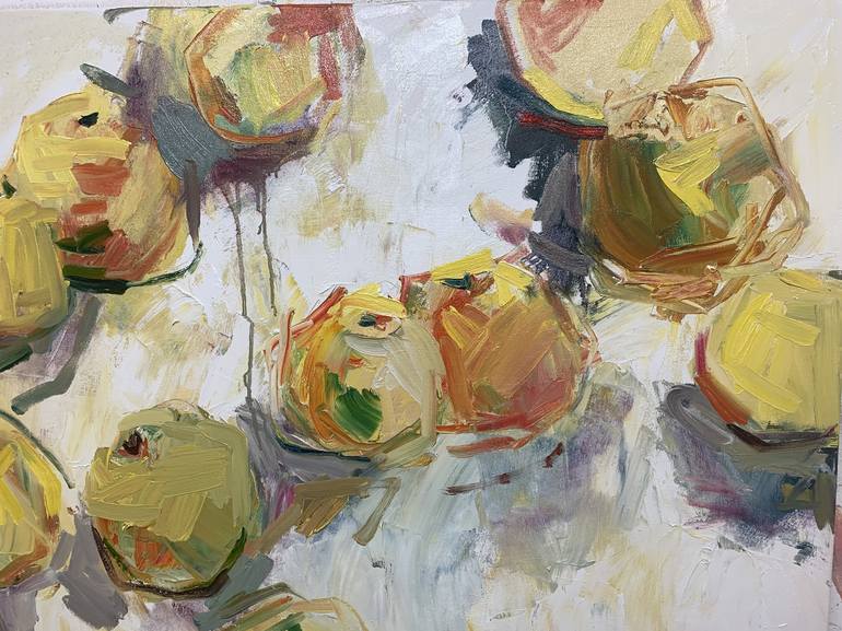 Original Abstract Still Life Painting by Lilia Orlova-Holmes