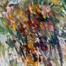 Large abstract and expressive, gestural painting.
oil on canvas