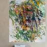 Large abstract and expressive, gestural painting.
oil on canvas
