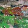 Large expressive and gestural abstract landscape painting.
oil on canvas
91x122cm.