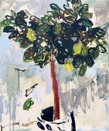 Saatchi Art Artist Lilia Orlova-Holmes; Painting, “Growing a lemon tree.” #art