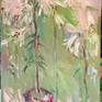 The gentle breeze moving flowers.
White Asiatic Lilies.
oil on canvas 120x100cm.