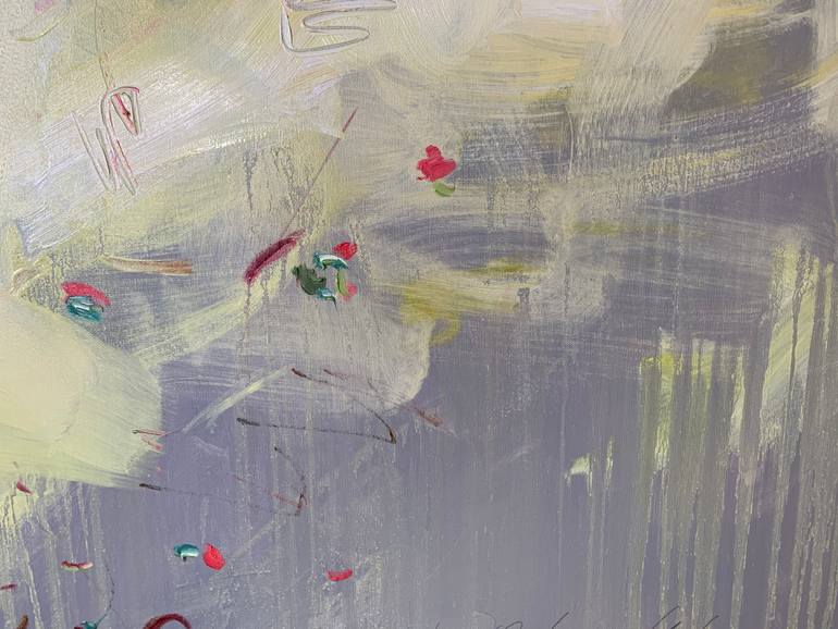 Original Abstract Landscape Painting by Lilia Orlova-Holmes