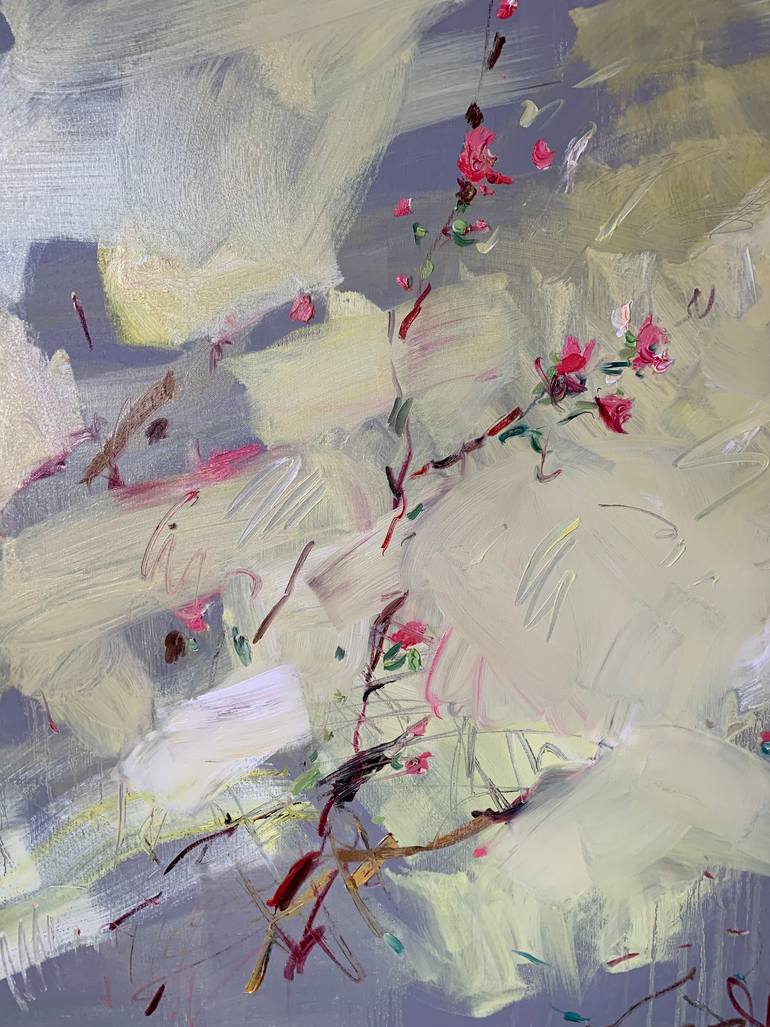 Original Abstract Landscape Painting by Lilia Orlova-Holmes