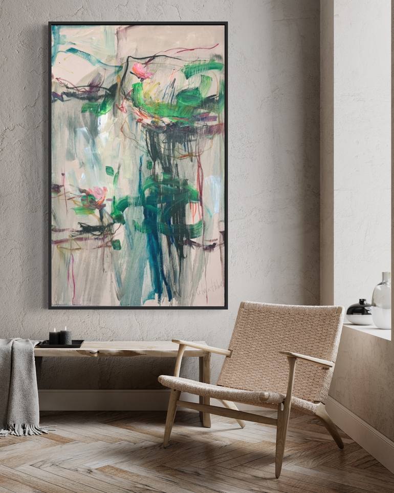 Original Expressionism Abstract Painting by Lilia Orlova-Holmes