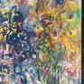 Large semi-abstract expressive and gestural painting.
The essence of flowers.