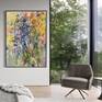 Large semi-abstract expressive and gestural painting.
The essence of flowers.