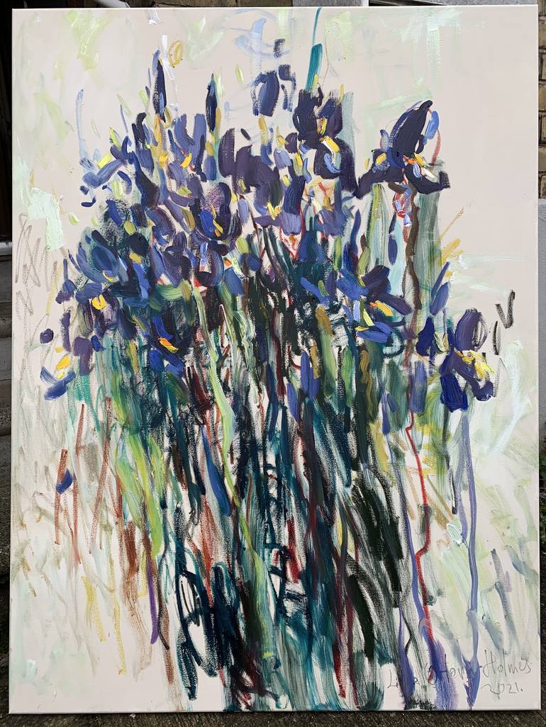 Original Impressionism Floral Painting by Lilia Orlova-Holmes