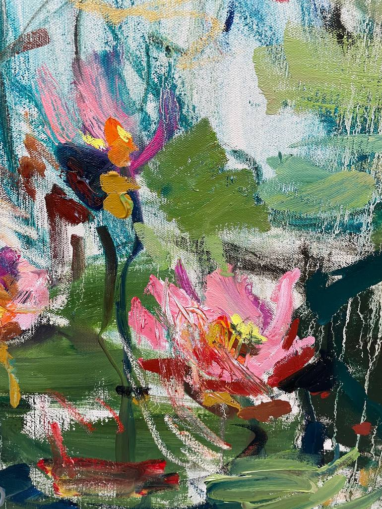 Original Abstract Landscape Painting by Lilia Orlova-Holmes