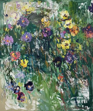 Print of Expressionism Floral Paintings by Lilia Orlova-Holmes