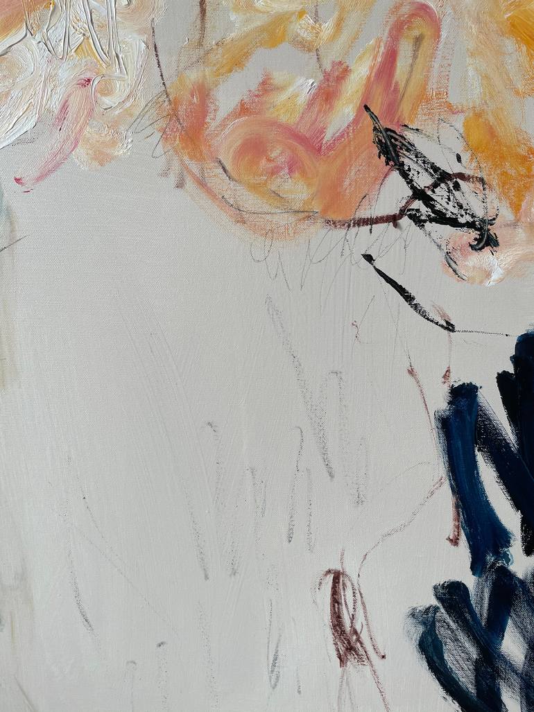 Original Abstract Floral Painting by Lilia Orlova-Holmes