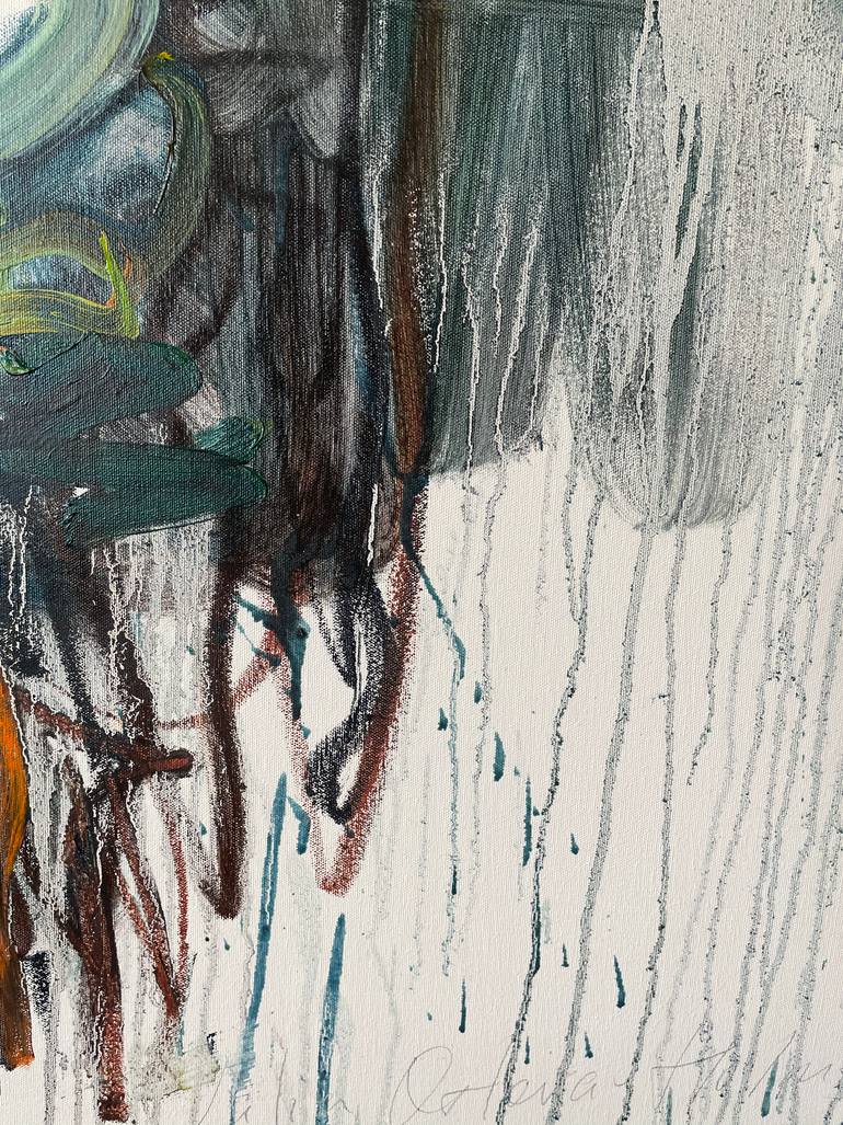 Original Abstract Expressionism Abstract Painting by Lilia Orlova-Holmes