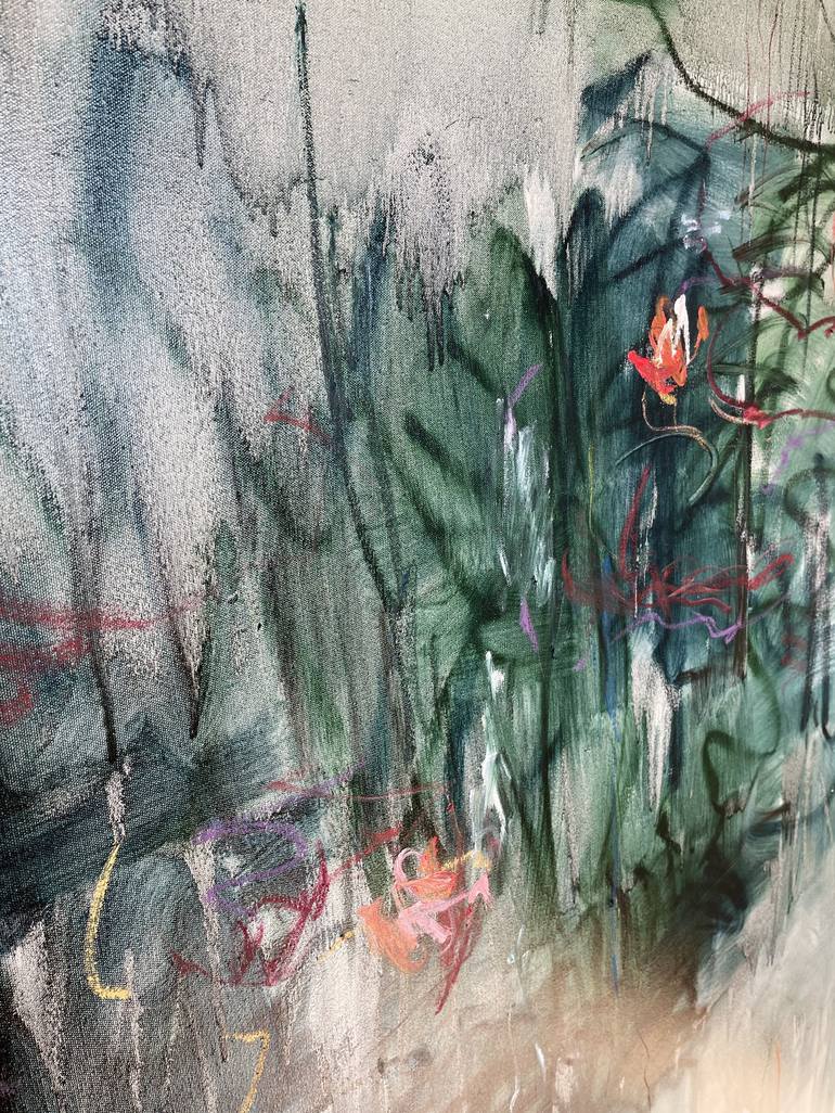 Original Abstract Landscape Painting by Lilia Orlova-Holmes